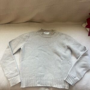 MaxMara Soft Gray Crew Neck Sweater